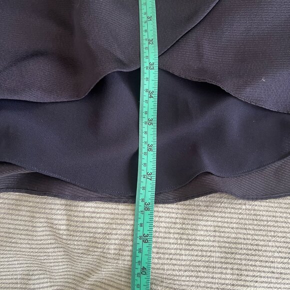 Joie Miltona Midnight Blue High Low Long Sleeve Wrap Dress - Picture 6 of 7